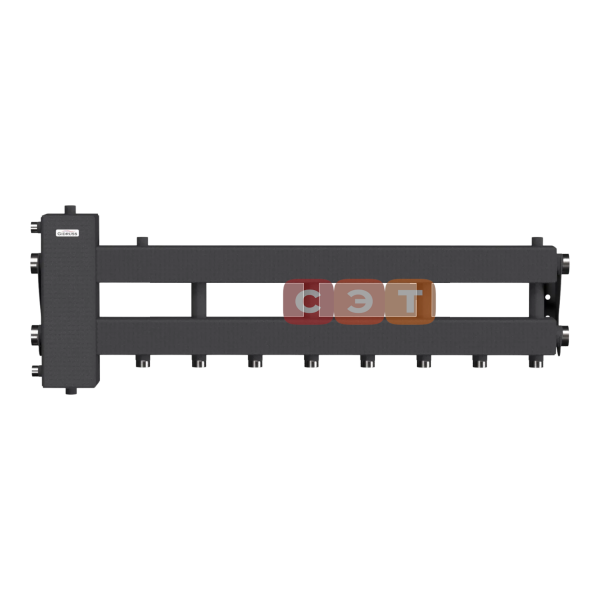 BM-150-5D (до 150 кВт, подкл. котла G 1½″, 4 контура G 1″ + боковой контур G 1½″)